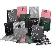 Sonstiges Adventskalender zum Befüllen für Kinder Mädchen Frauen in Grau Rosa Schwarz