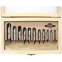 Elmag Zentrierbohrer-Set 12-tlg., 1,0 - 5,0 mm