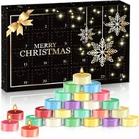 Sonstiges Duftkerzen Adventskalender Weihnachtskalender Teelicht-Kerzen 24 Düfte 2024