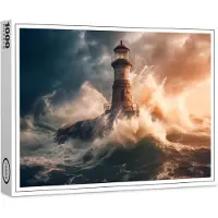 Raxxa Premium-Puzzle "Er ist ein Flüstern der Hoffnung in der tosenden See", 1000 Teile