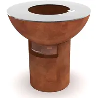 Artola De FiQ: eine Hybrid aus einem BBQ und einer Feuerstelle 104 x 104 x 102 cm aus Rost