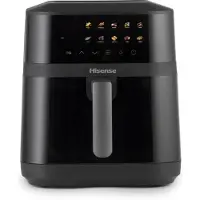 Hisense Heißluftfritteuse HAF1800DCD 6,3 l, 1800 W, 10 Programme, Touch-Display, schwarz