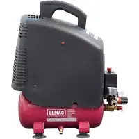 Elmag Kompressor EUROAIR MINI 200/8/6 W - 'SET-AKTION':