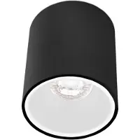 CENTURY ESSENZA Aufbauleuchte GU10 schwarz/weiß 96 mm