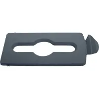 Rubbermaid - Deckel Slim Jim Rs gemischt grau | 1 Stück