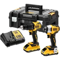 DeWalt DCK2062L2T DCD709 Akku Schlagbohrschrauber DCF809 Akku-Schlagschrauber 18V 2x3Ah