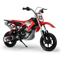 Injusa Moto Cross Red Fighter Elektromotorrad für Kinder (6-10 Jahre) – 24V Elektro-Motorrad