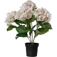 Everlands pot à hortensias en polyester rose clair, ø28 x 46 cm