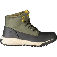 FILA Herren Grüner Schnürstiefel mit Kontrastdetails und Logo-Druck