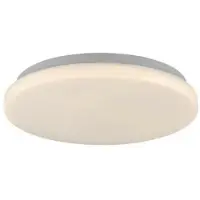 JUST LIGHT LED-Deckenleuchte, rund, Durchmesser 22 cm, weiß/warmweiß, 3000 K