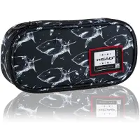 Sonstiges Federmäppchen Federmappe Federtasche Case Tütchen Astra Head, X-RAY SHARKS HAIFISCH Schwarz