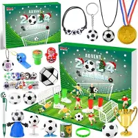 Sonstiges 2024 WM Fußball Adventskalender mit 24 Spielzeugen & Überraschungen