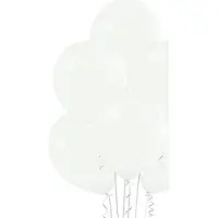 GoDan S.A Pastellballons Weiss, B105, 30 cm, 100 Stück.