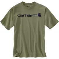 Carhartt T-Shirt Dearborn Locker Logo Herren Dusty Olive-XS