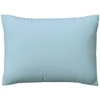 Schlafgut Woven Satin Bettwäsche Kissenbezug einzeln 70x90 cm | blue-light - blau