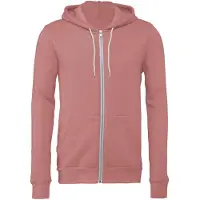 Bella+Canvas Sponge Fleece Kapuzenpullover mit Reissverschluss