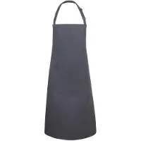 Karlowsky Latzschürze Basic, mit Schnalle und Tasche, anthrazit