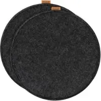 Miqio 2 er Set Sitzkissen 2 Sitzauflage mit Antirutschnoppen Ø 40 cm