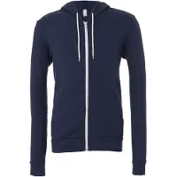 Bella+Canvas Sponge Fleece Kapuzenpullover mit Reissverschluss