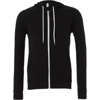 Bella+Canvas Sponge Fleece Kapuzenpullover mit Reissverschluss