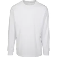 Build Your Brand Long Sleeve Tee With Cuffrib