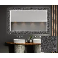 Artforma Dekorativer Spiegel mit LED-Beleuchtung 150x80 cm - mit LED Beleuchtung - LED Farbe Kaltweiß 7000K - Individuell Nach Maß - Beleuchtet Wandspiegel Lichtspiegel Badezimmerspiegel |LUV001