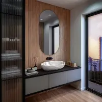 Artforma Badspiegel 100x160 cm - Vertikal mit LED Beleuchtung - LED Farbe Neutrallweiß 4500K - TST106 - Individuell Nach Maß - Beleuchtet Wandspiegel Lichtspiegel Badezimmerspiegel