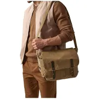 Quadra Heritage Waxed Canvas Messenger