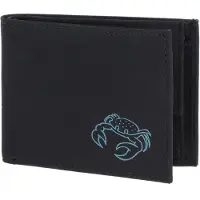 OXMOX Geldbörse New Cryptan RFID Protect Pocketbörse Crab 2.0 Print Cyan Black schwarz