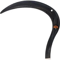 Cut360 Sichel für Gartenarbeit, Unkrautbekämpfung, Gras, Gemüse