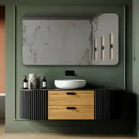 Artforma Spiegel 80x90 cm - Individuell Nach Maß - Wandspiegel - LUS199