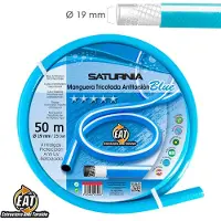 Saturnia Blau gestrickter Schlauch ohne Torsion, Ø 19 mm. Rolle 50 Meter