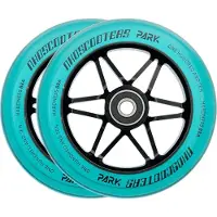Boarddistribution NKD Park 110 mm Stunt-Scooter-Räder-Set (2 Stück), Schwarz/Blau