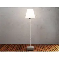 Meine Wunschleuchte Klassische LED Außenstehleuchte, Terrassenlampen & Balkonlampen Outdoor, Weiß