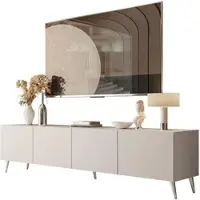 Lookway RTV-Schrank COLGANTE KASCHMIR 200 cm auf silbernen Beinen