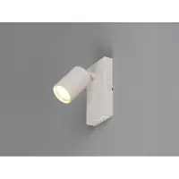 Meine Wunschleuchte Moderner LED Innen Wandstrahler 1-flammig Grau mit Schalter, Wandspot schwenkbar