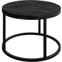 Lookway Runder Couchtisch CIRI Dunkelbeton