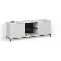 Livinity Lowboard Aterno Weiß 150 x 60 cm mit 2 Türen, Model 58864