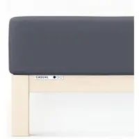 Schlafgut Spannbettlaken "CASUAL u.a. in Gr. 90x200, 140x200 oder 180x200 cm, 100% Baumwolle", Bettlaken für Matratzen bis 25 cm Höhe, zuverlässig, langlebig, weich