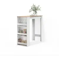 Livinity BARTISCH Regusa Weiß/Sonoma 45 x 110 cm
