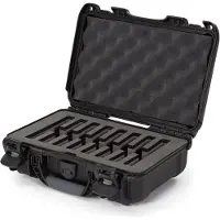 Nanuk 909 Koffer mit Schaumstoffeinlage für 8 Messer, graphit