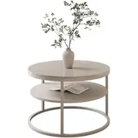 Lookway Couchtisch CIRI SLIM KASZMIR Hochglanz mit Ablage