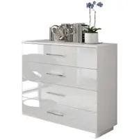 Lookway SIDEBOARD LINA mit Griffen Chrom LED