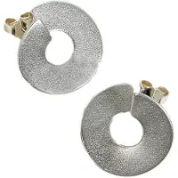 Demarie Ohrringe eloxiertes Aluminium silberfarben