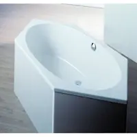 Hoesch Armada Sechseckbadewanne 2000 x 900 mm Überlauf links weiß - 6182.010