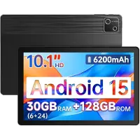 JENBIZZ Tablet 10'' HD IPS Display 30 GB RAM 128 GB erweiterbar bis 1 TB 6200 mAh Akku Android 15