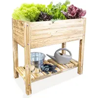 Kistenkolli Altes Land Hochbeet L 79x40x79cm Geflammt