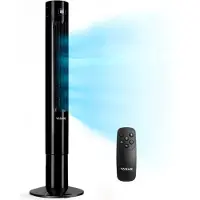 YASHE 43" Quiet Tower Fan with Remote Control, 28dB Bladeless Cooling Fan for Bedroom