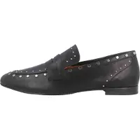 Babouche Lifestyle Slipper in Übergrößen Schwarz G-Avery-1 große Damenschuhe