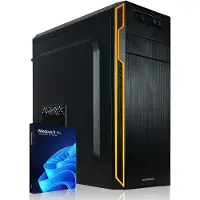GREED Basic 7 - Schneller PC mit Intel Core i5 - Rechner für Büro & Home mit 4,0 GHZ - 8GB DDR4 RAM - 512 GB SSD - DVD+RW + WLAN, inkl. Windows Pro
